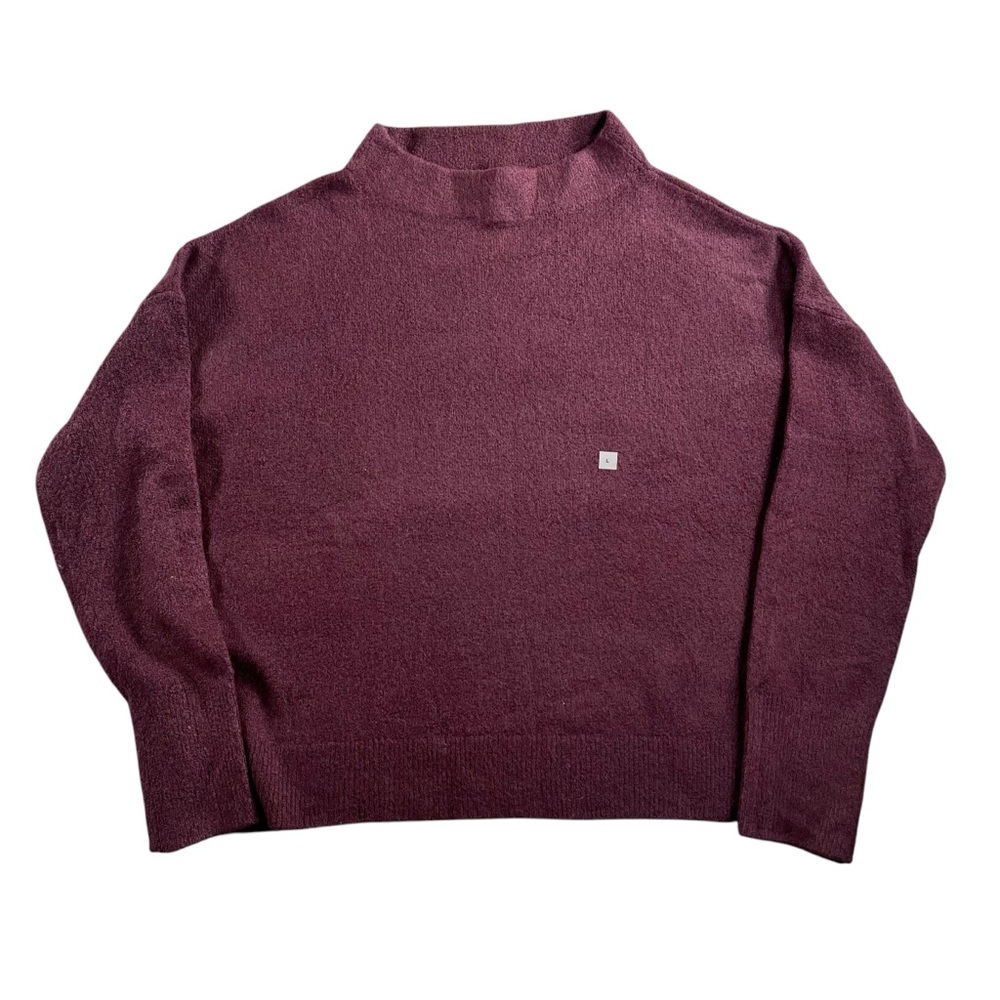 Ann Taylor‎ Factory NWT Women's Long Sleeve Sweater Size Large Red/Purple